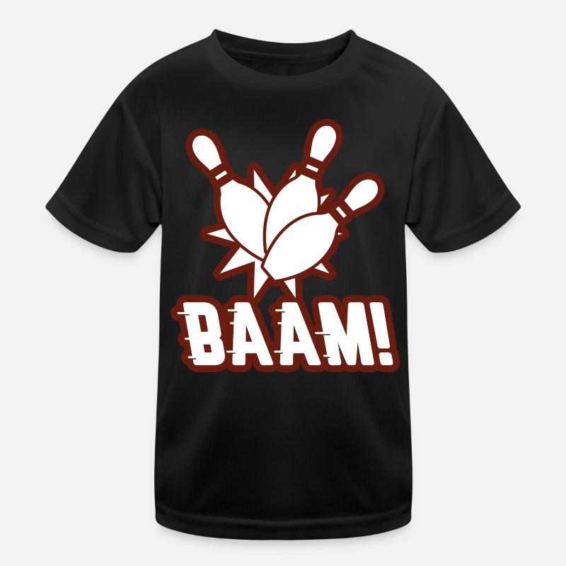 Bowling Strike Kinder Funktions-T-Shirt