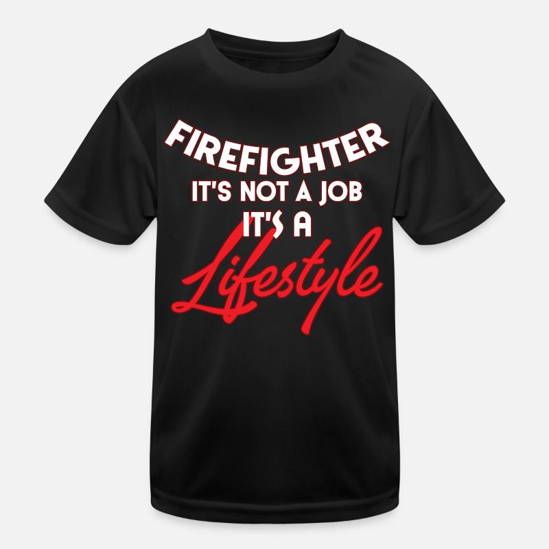 Feuerwehr Kinder Funktions-T-Shirt