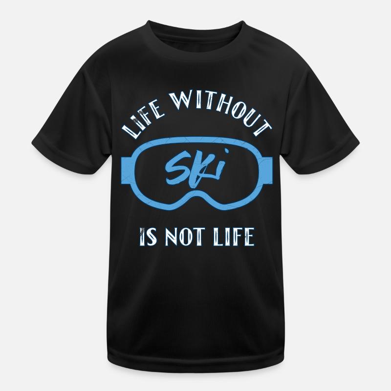 Ski Sports Kids Functional T-Shirt