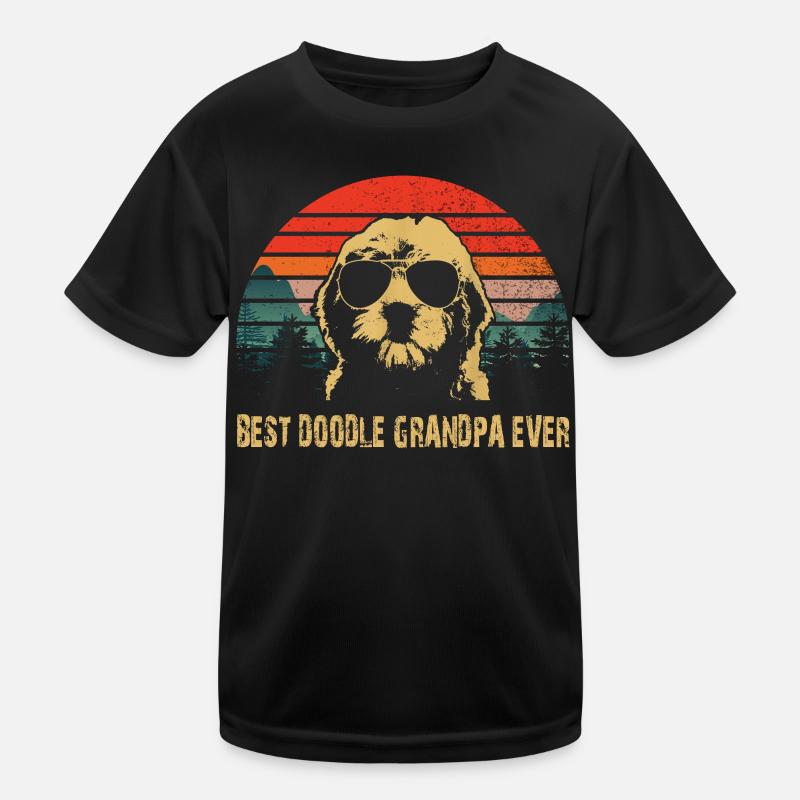 meilleur papy doodle jamais T-shirt sport Enfant