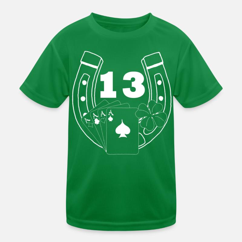 Luck (white) Kids Functional T-Shirt
