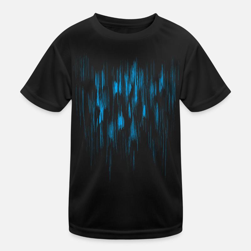 Background Abstract / BLUE Kids Functional T-Shirt