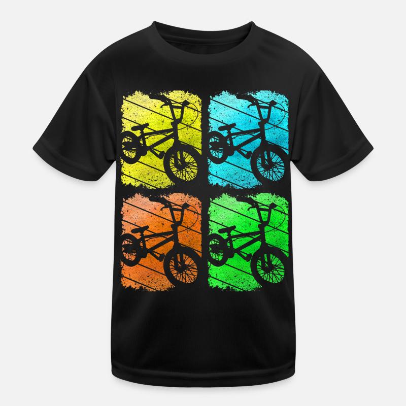 Bmx Fahrrad - Bmx Geschenk - Bmx Geschenkidee Kinder Funktions-T-Shirt