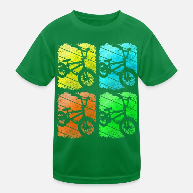 Bmx Fahrrad - Bmx Geschenk - Bmx Geschenkidee Kinder Funktions-T-Shirt