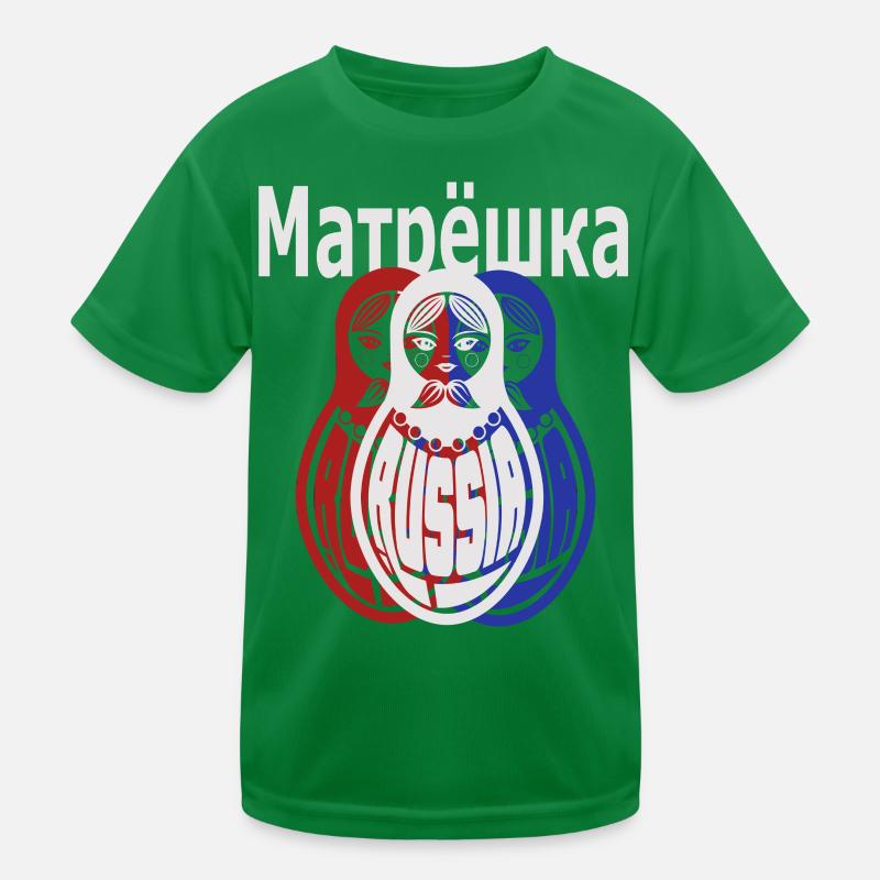 Matroschka, Russisch Kinder Funktions-T-Shirt