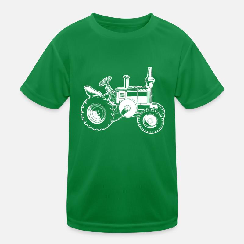 Traktor Kinder Funktions-T-Shirt