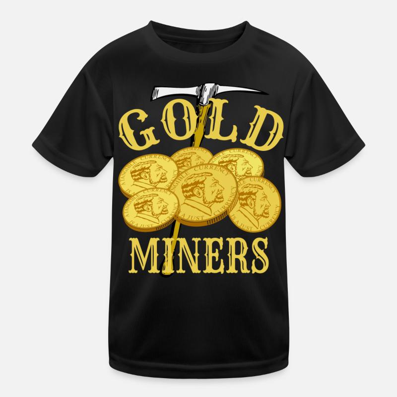 Gold digger Kids Functional T-Shirt