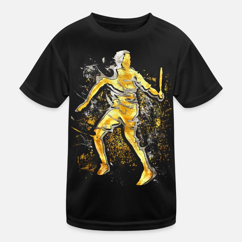Badminton - Smash - Badminton Player Kids Functional T-Shirt