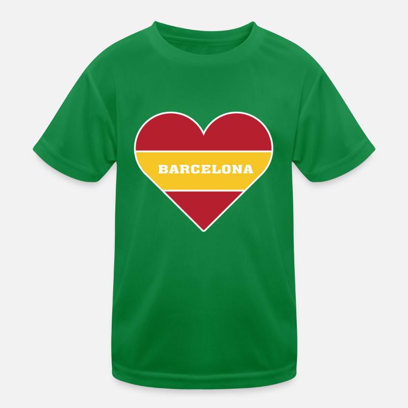 Barcelone Espagne Drapeau Love Barcelona España T-shirt sport Enfant