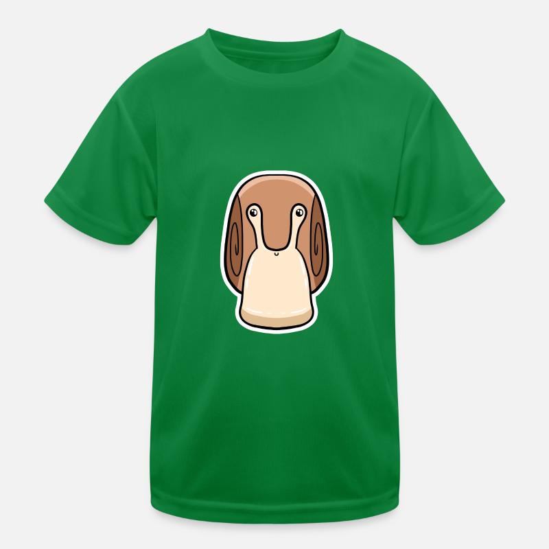 Schnecke Kinder Funktions-T-Shirt