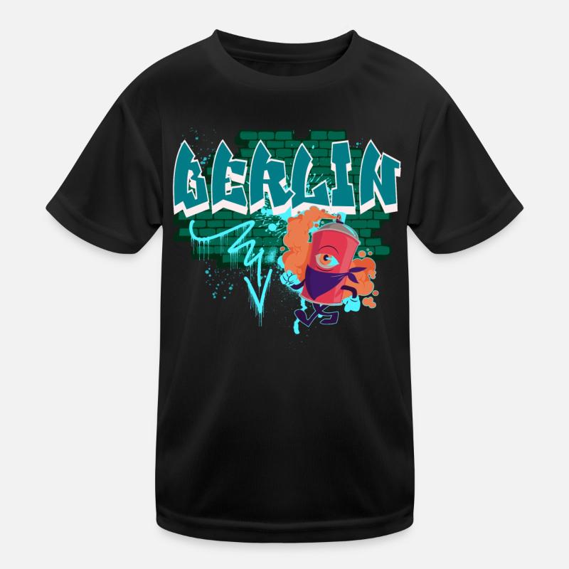 Berlin graffiti Kids Functional T-Shirt