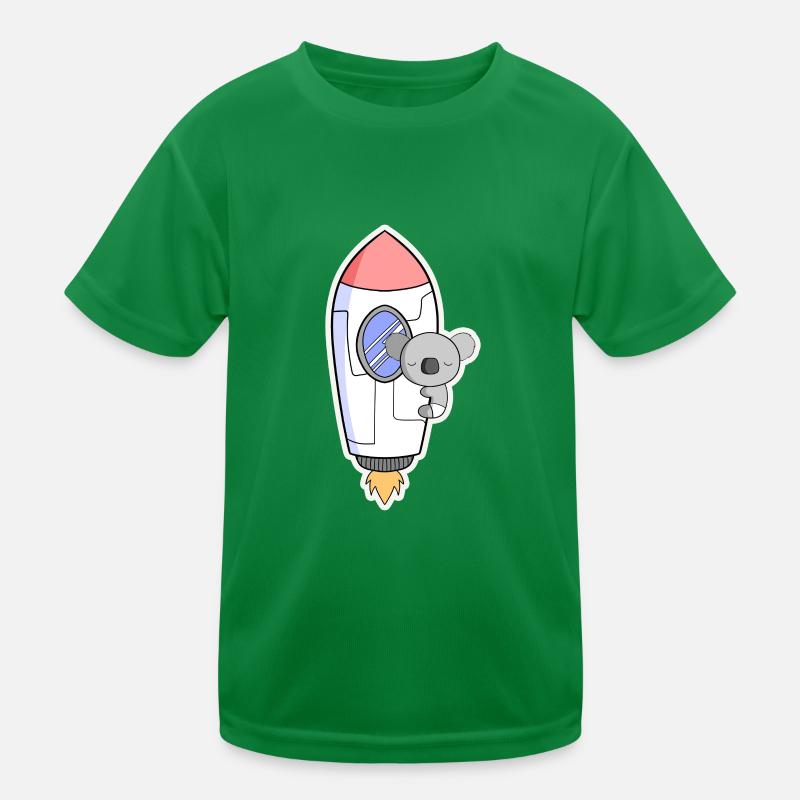 Fusée Koala en orbite T-shirt sport Enfant
