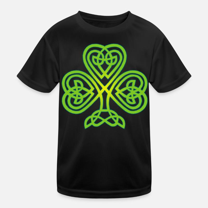 Irischer Klee Kinder Funktions-T-Shirt