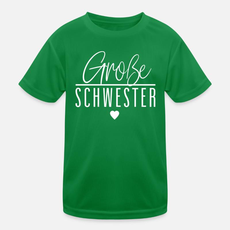 Große Schwester Kinder Funktions-T-Shirt
