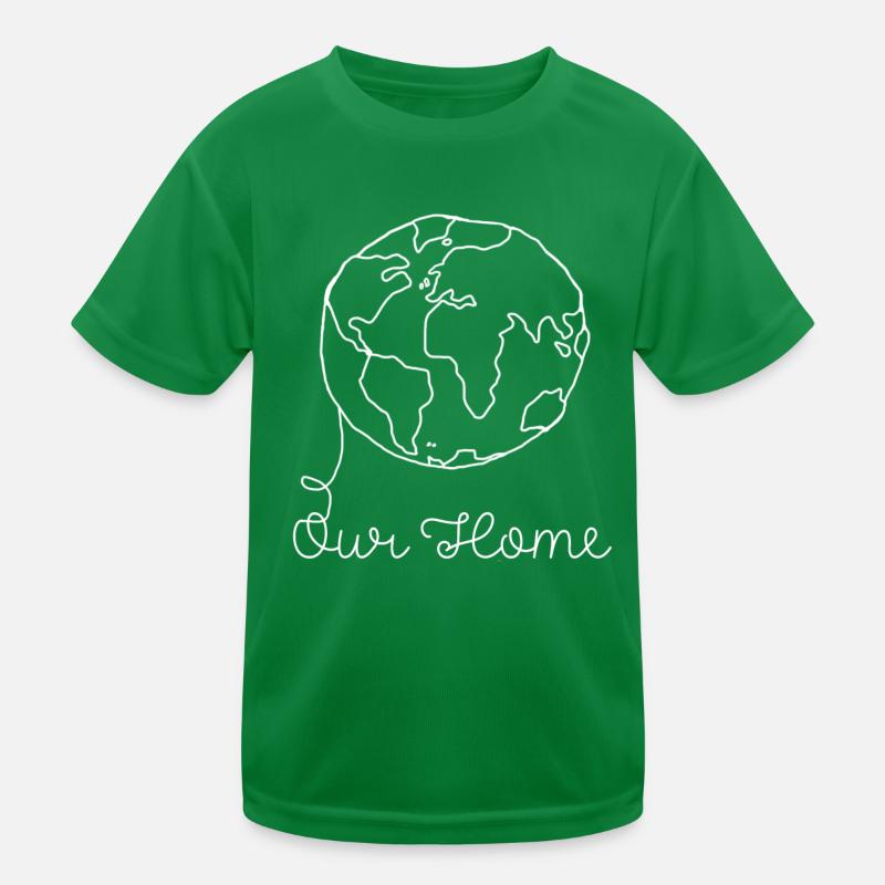 Planet Erde Kinder Funktions-T-Shirt