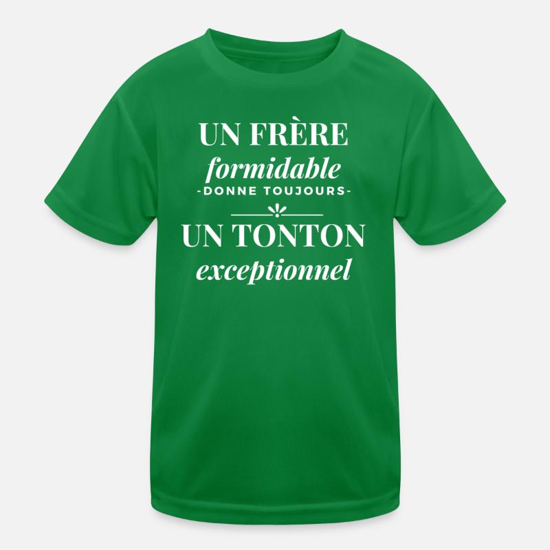 Exceptional formidable uncle brother Kids Functional T-Shirt