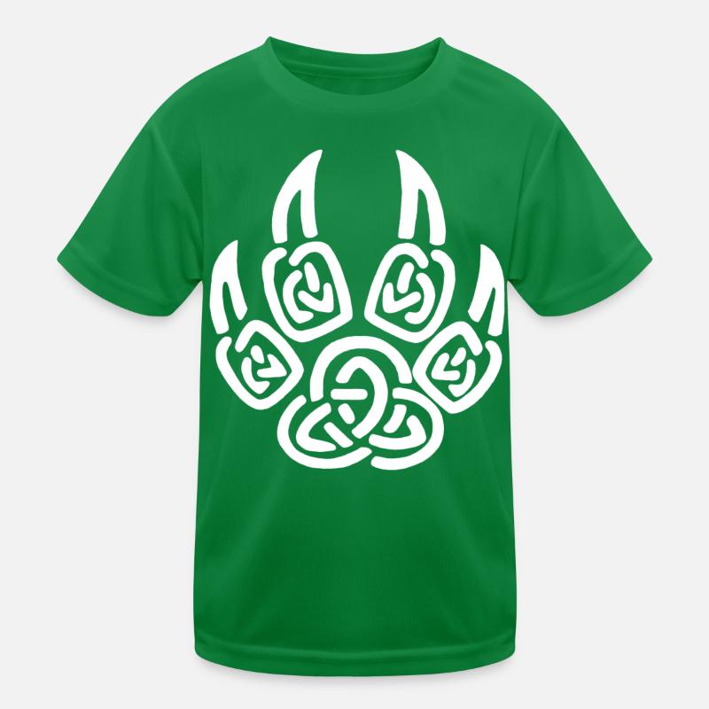 Griffes blanches de loup viking T-shirt sport Enfant