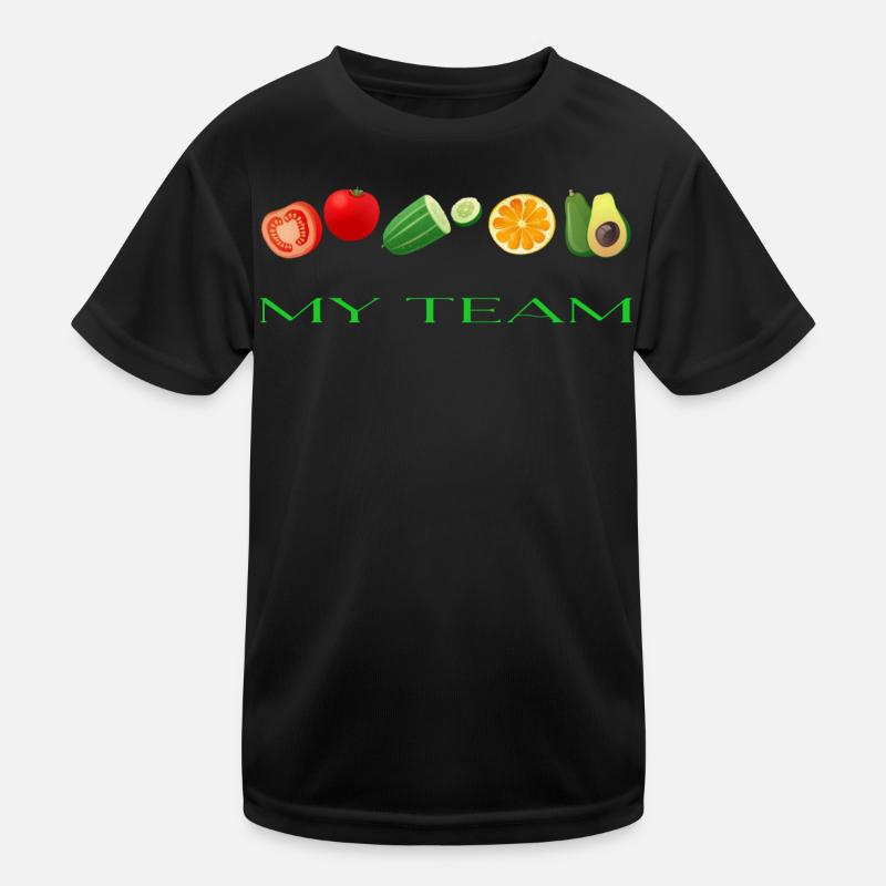 Vegetables Kinder Funktions-T-Shirt