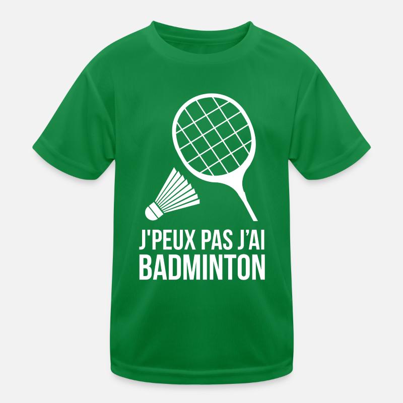 Badminton Kinder Funktions-T-Shirt