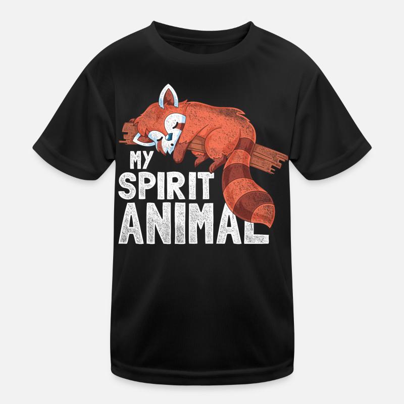 Spiriuelles Tier Roter Panda Kinder Funktions-T-Shirt
