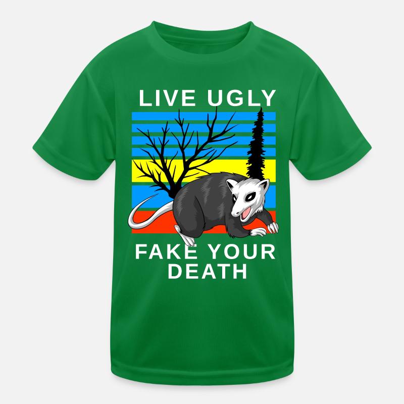 Opossum Kinder Funktions-T-Shirt