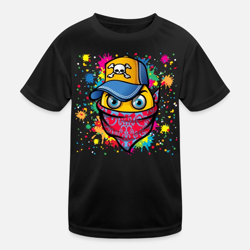 Masque et graffitis T-shirt sport Enfant