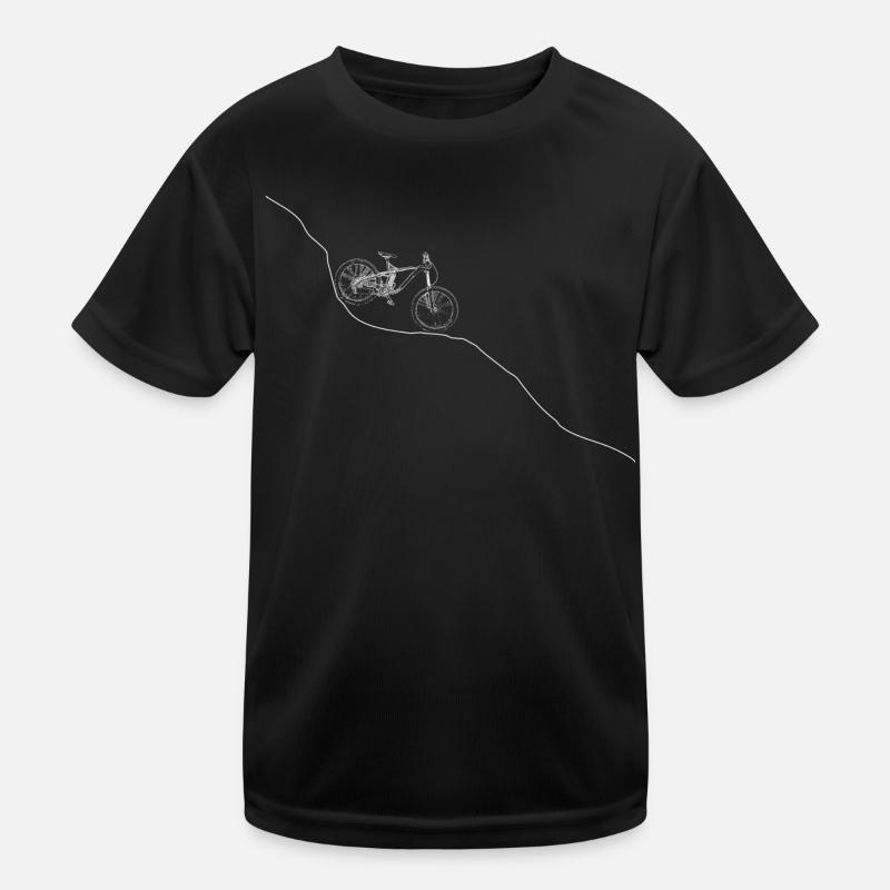 Downhill Pfad Kinder Funktions-T-Shirt