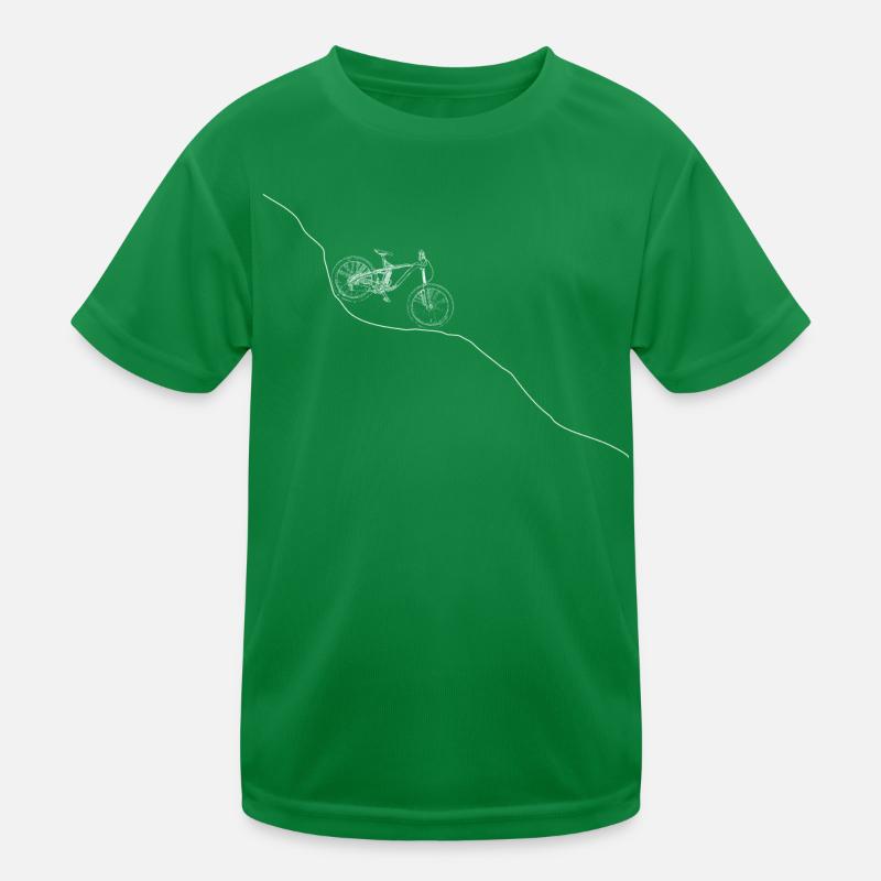 Downhill Pfad Kinder Funktions-T-Shirt