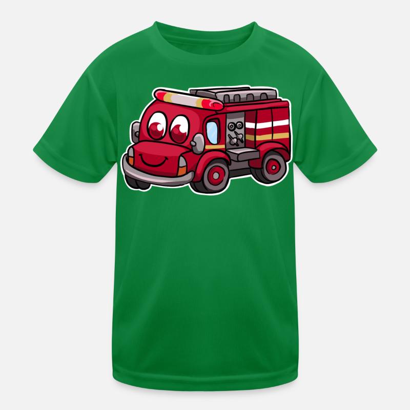 Camions de pompiers T-shirt sport Enfant
