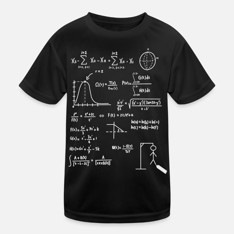 mathematics Kids Functional T-Shirt