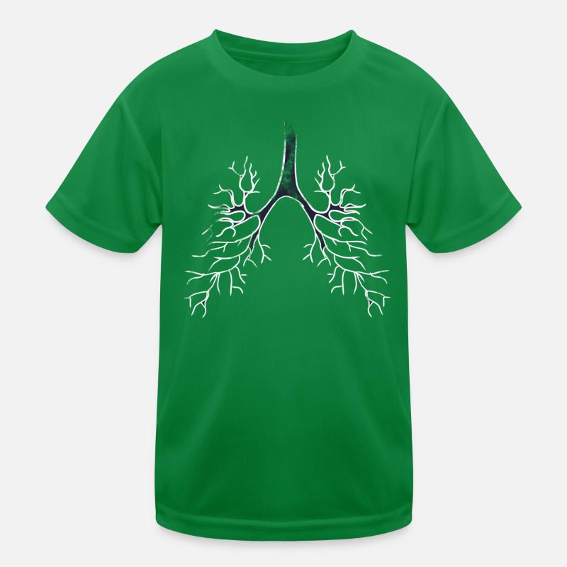 Bronchi lungs Kids Functional T-Shirt