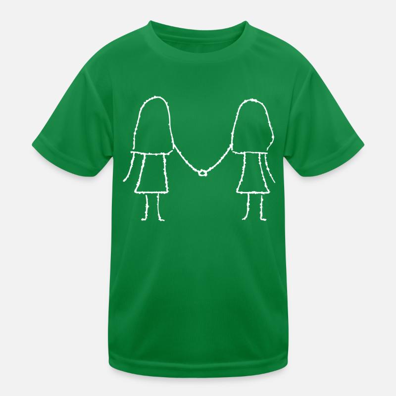 Beste Freunde Kinder Funktions-T-Shirt