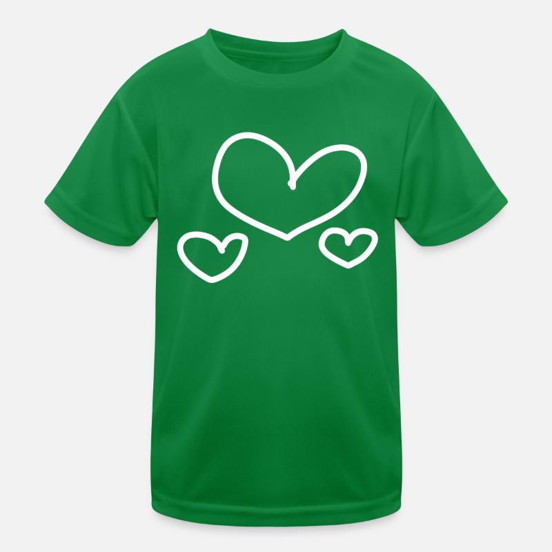 three hearts Kids Functional T-Shirt