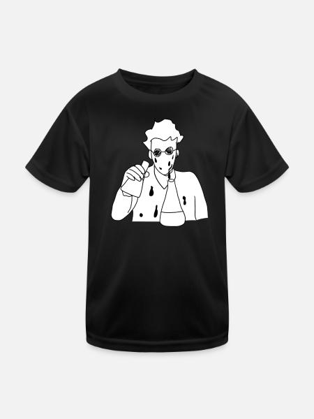 Chimistes scientifiques - T-shirt sport Enfant - noir - Devant