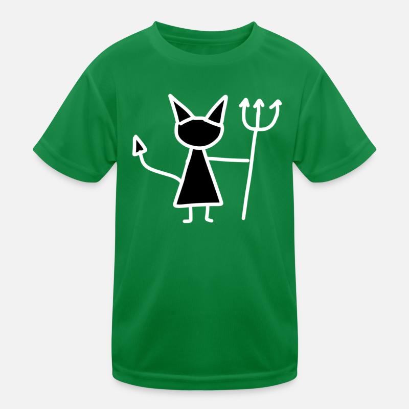 Devil evil Kids Functional T-Shirt