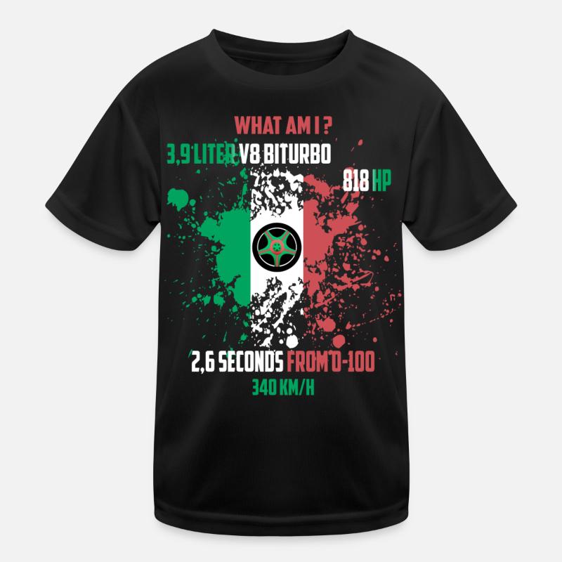 Rennfahrer Kinder Funktions-T-Shirt