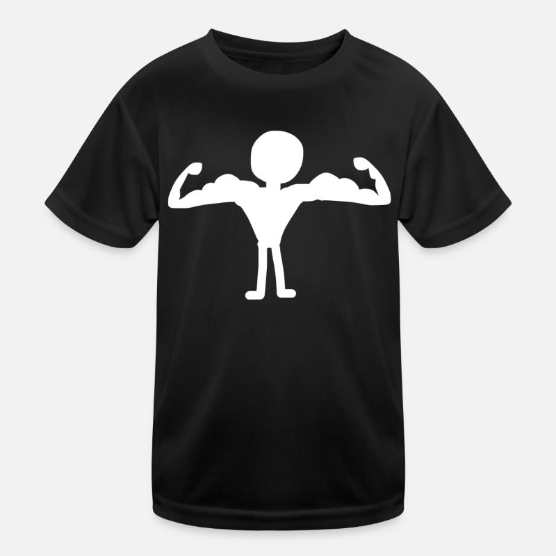 starker Mann Kinder Funktions-T-Shirt