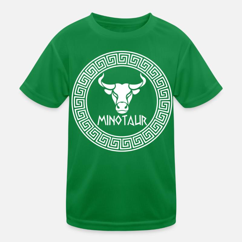Der weiße Minotaurus Kinder Funktions-T-Shirt