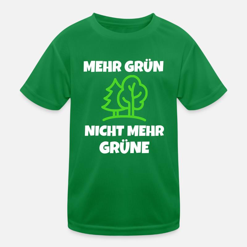 VERTS: Plus de verts - pas plus de verts! T-shirt sport Enfant