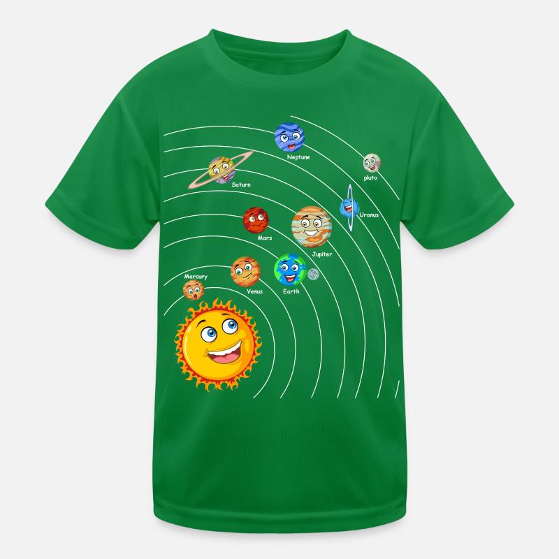 Sonnensystem Kinder Funktions-T-Shirt