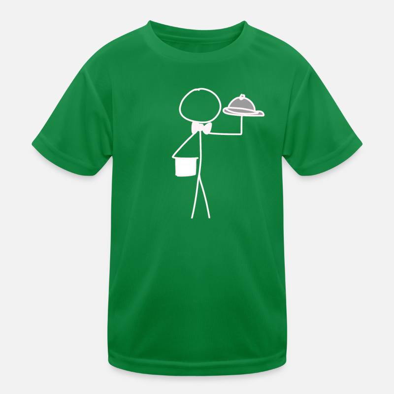 serve waiters Kids Functional T-Shirt