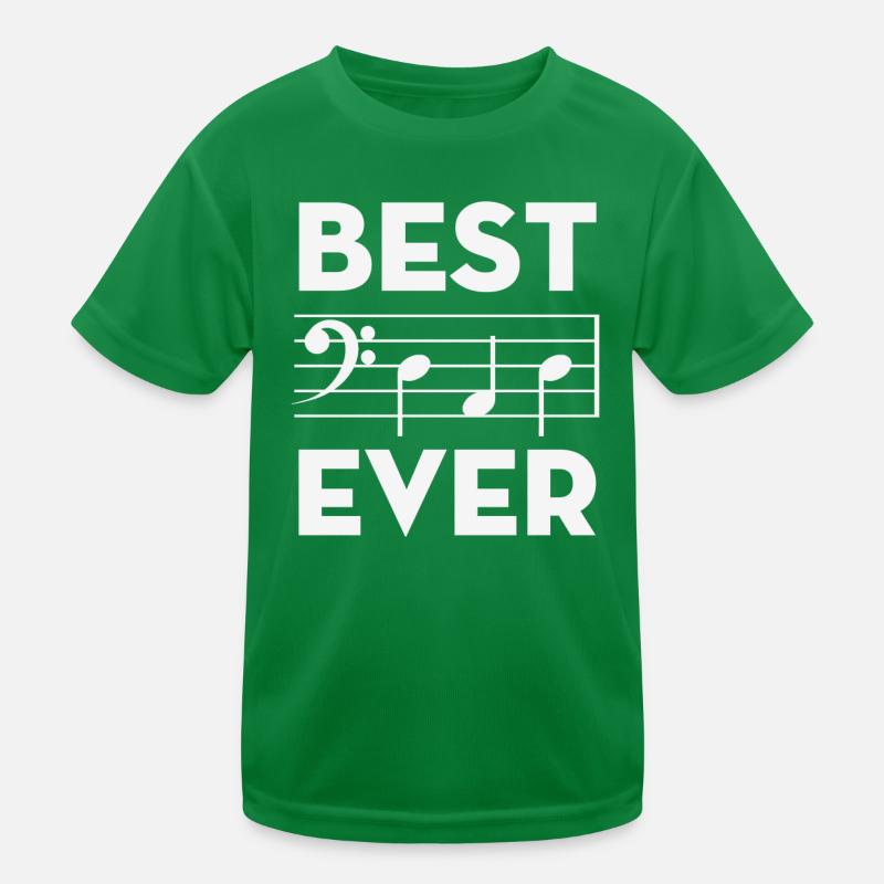 Best Dad Ever Music Note Chords Kids Functional T-Shirt