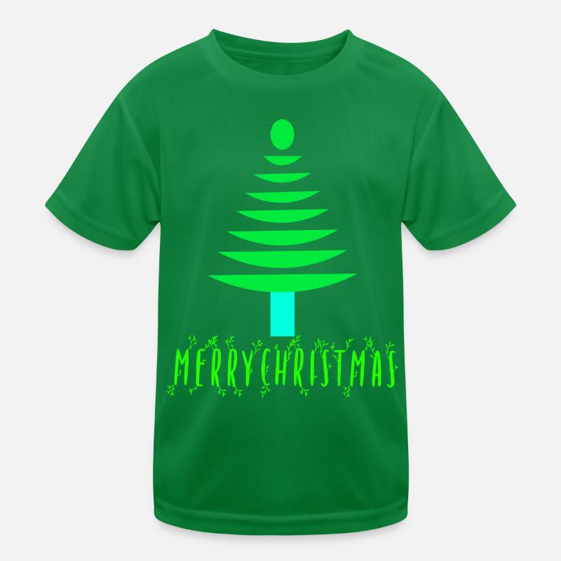 Sapin de Noël en pin néon T-shirt sport Enfant