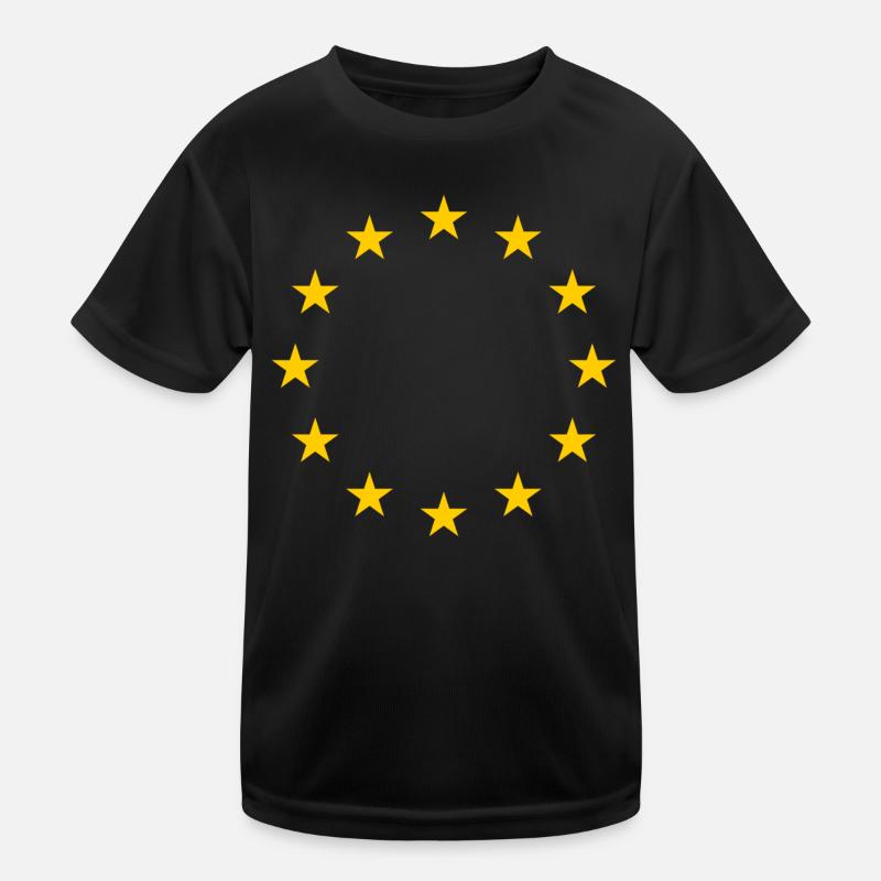 Europa Kinder Funktions-T-Shirt