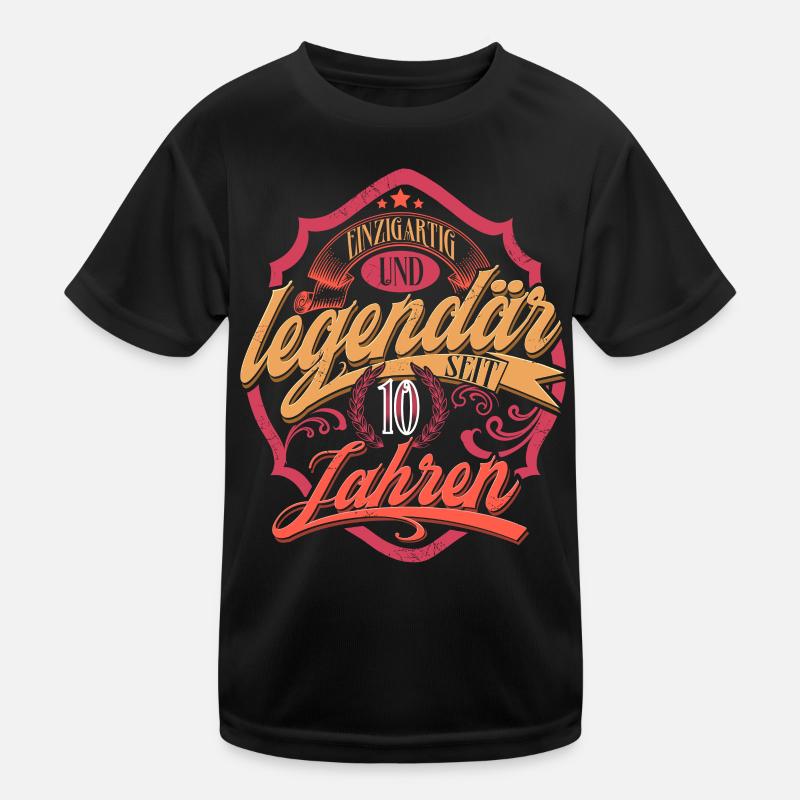 10. Geburtstag Kinder Funktions-T-Shirt