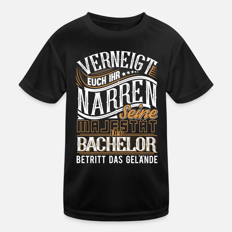 Bachelor Kinder Funktions-T-Shirt