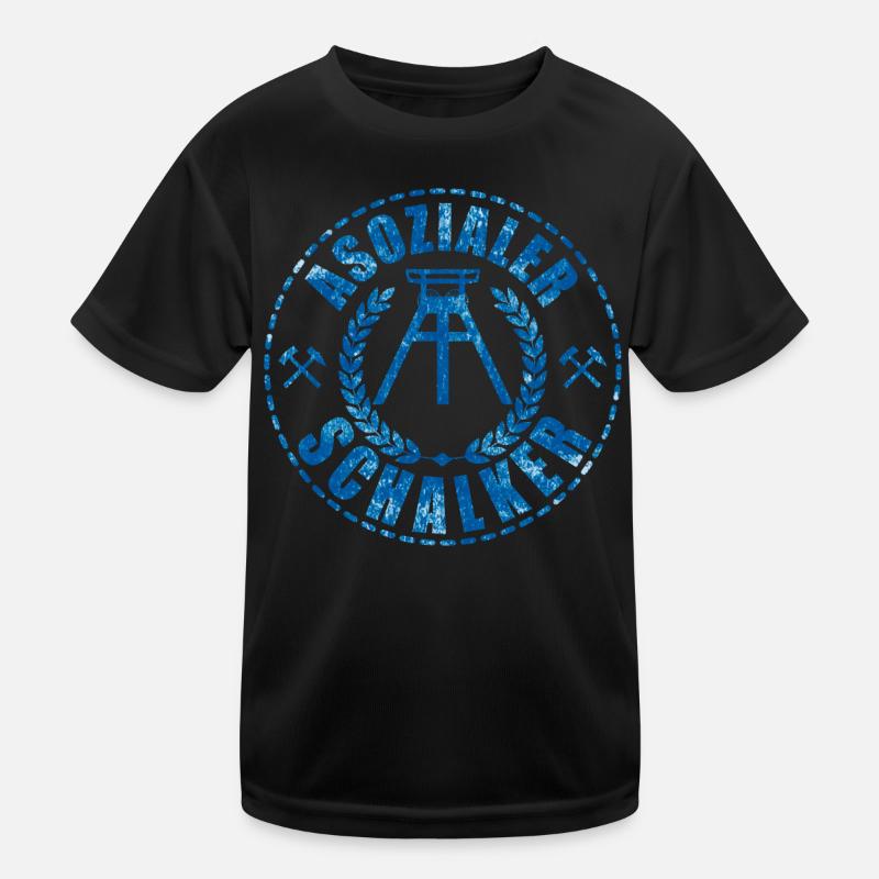 Asozialer Schalker | Gelsenkirchen Schalke Kinder Funktions-T-Shirt