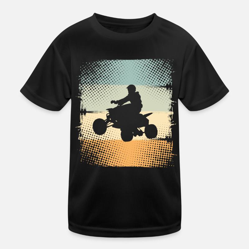 Quad Kinder Funktions-T-Shirt