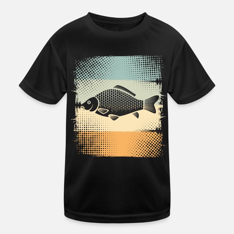 Karpfen Kinder Funktions-T-Shirt