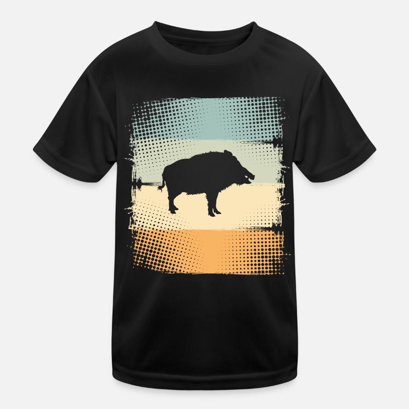 Wild boar Kids Functional T-Shirt